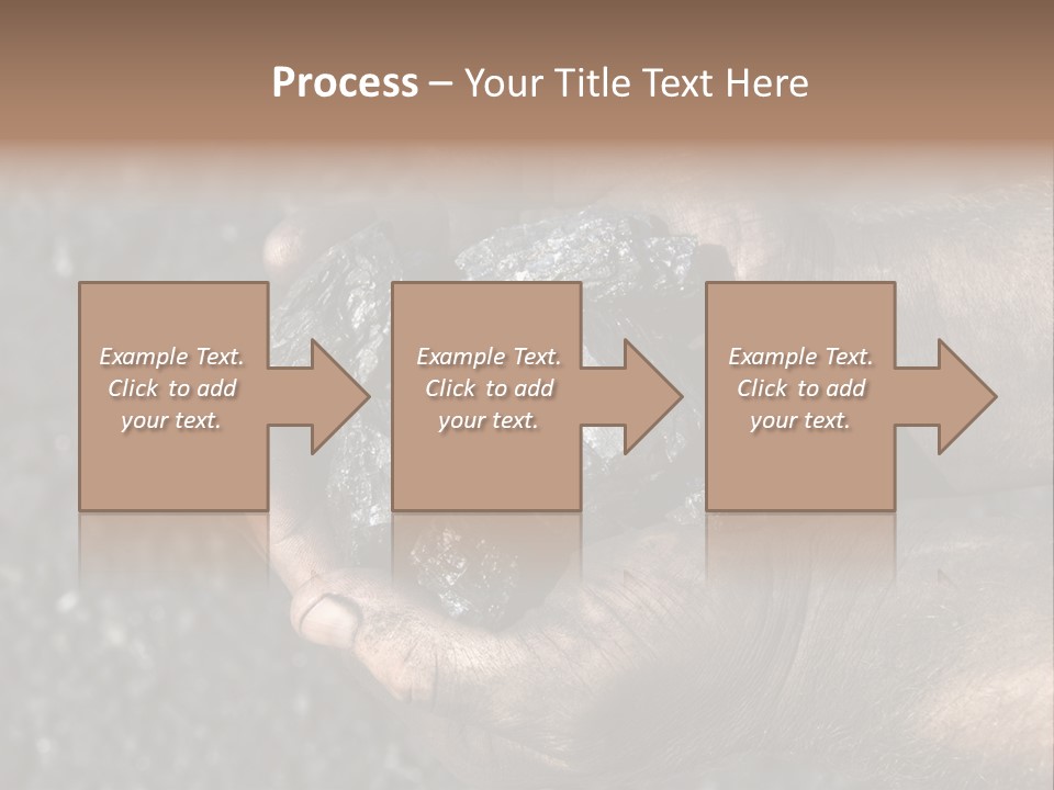 An Open Cast Mine Manufacture Asia PowerPoint Template