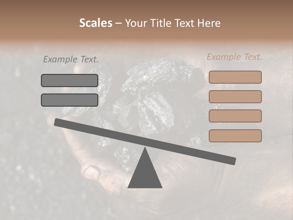 An Open Cast Mine Manufacture Asia PowerPoint Template