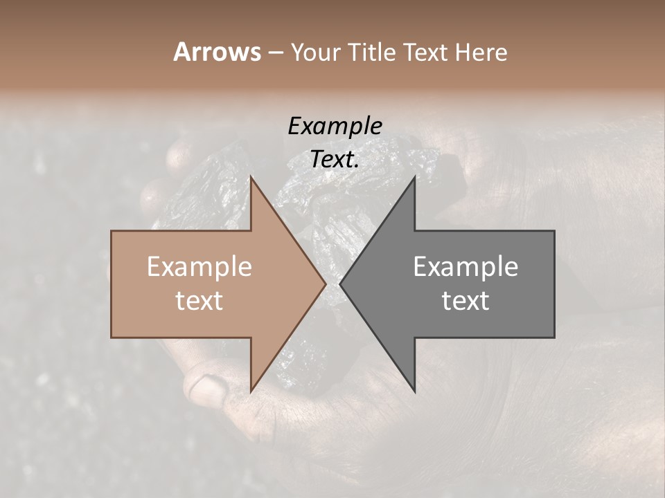 An Open Cast Mine Manufacture Asia PowerPoint Template