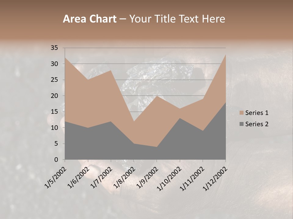 An Open Cast Mine Manufacture Asia PowerPoint Template