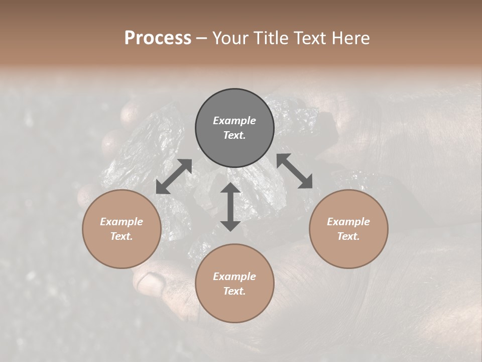 An Open Cast Mine Manufacture Asia PowerPoint Template