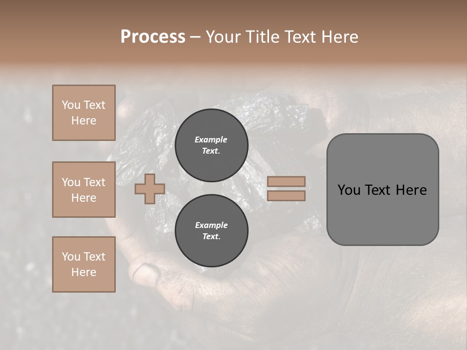 An Open Cast Mine Manufacture Asia PowerPoint Template
