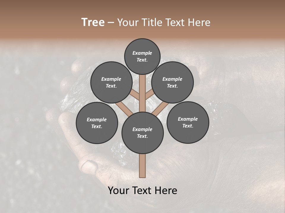 An Open Cast Mine Manufacture Asia PowerPoint Template