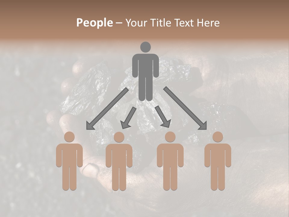 An Open Cast Mine Manufacture Asia PowerPoint Template