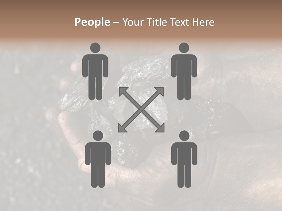 An Open Cast Mine Manufacture Asia PowerPoint Template