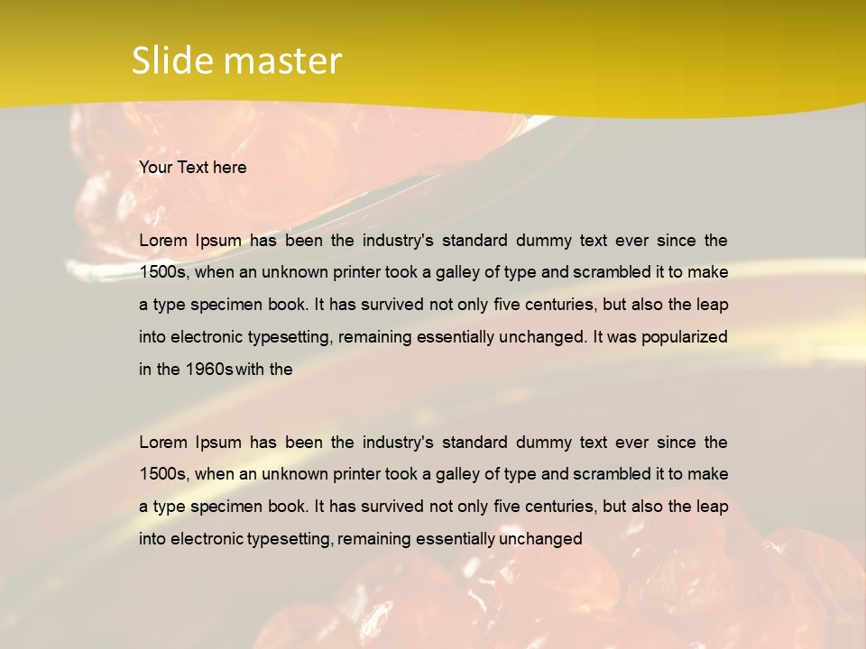 Cuisine Nutrition Healthy PowerPoint Template