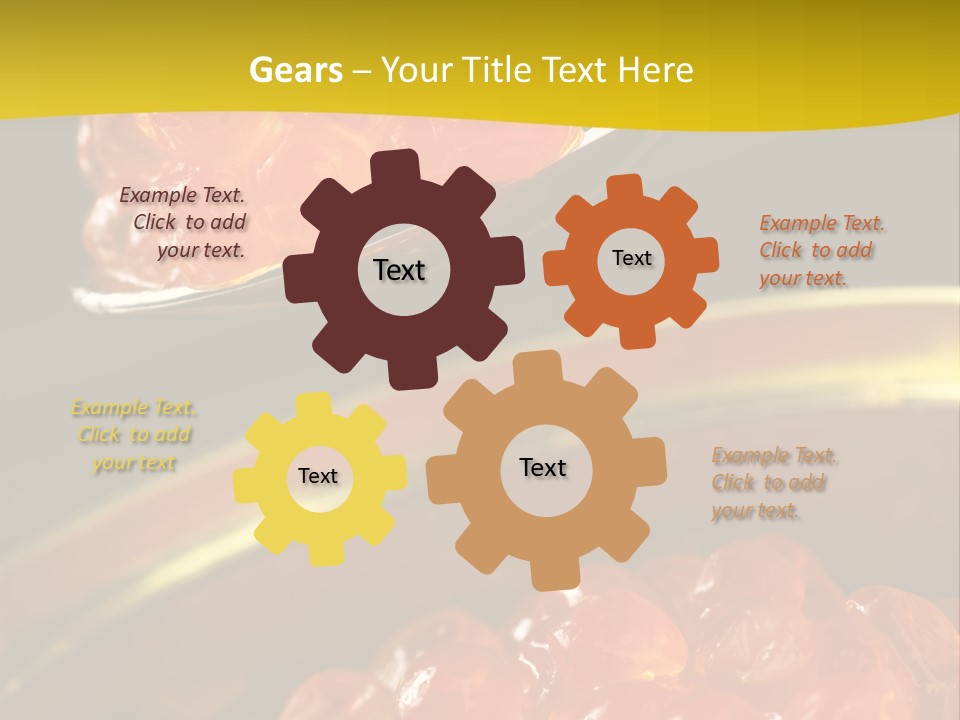 Cuisine Nutrition Healthy PowerPoint Template