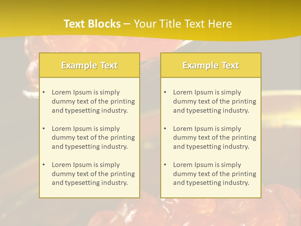 Cuisine Nutrition Healthy PowerPoint Template