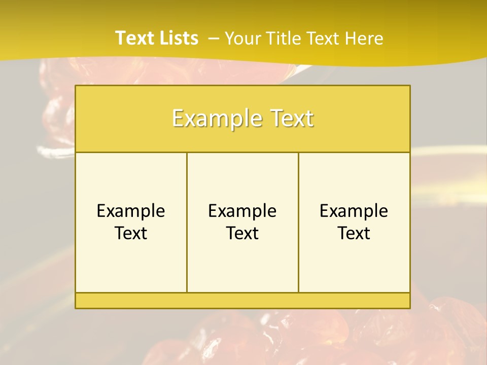 Cuisine Nutrition Healthy PowerPoint Template