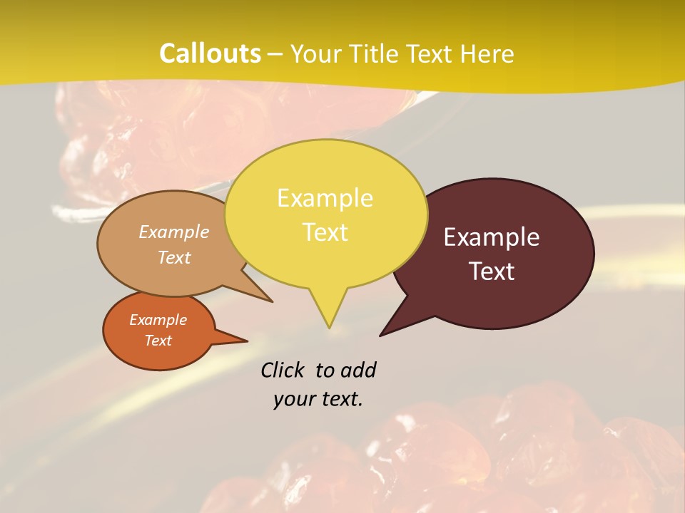 Cuisine Nutrition Healthy PowerPoint Template