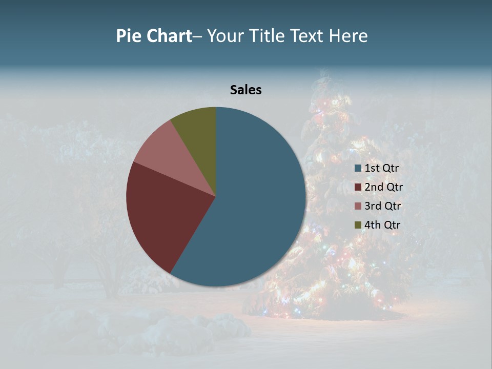 Nobody Holiday Tree PowerPoint Template
