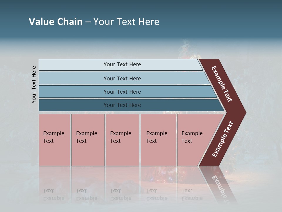 Nobody Holiday Tree PowerPoint Template