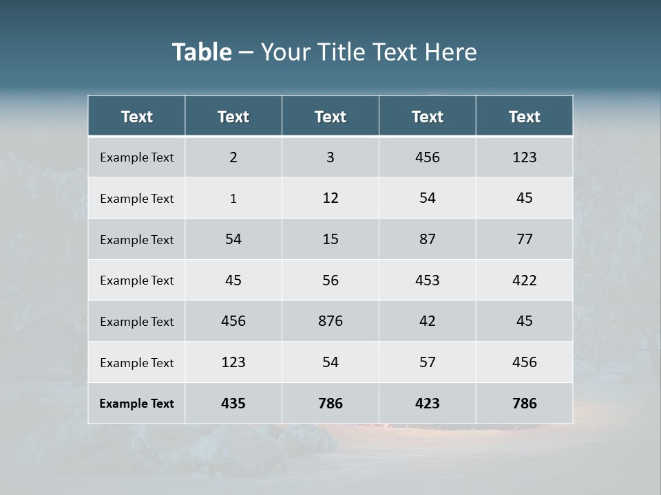 Nobody Holiday Tree PowerPoint Template