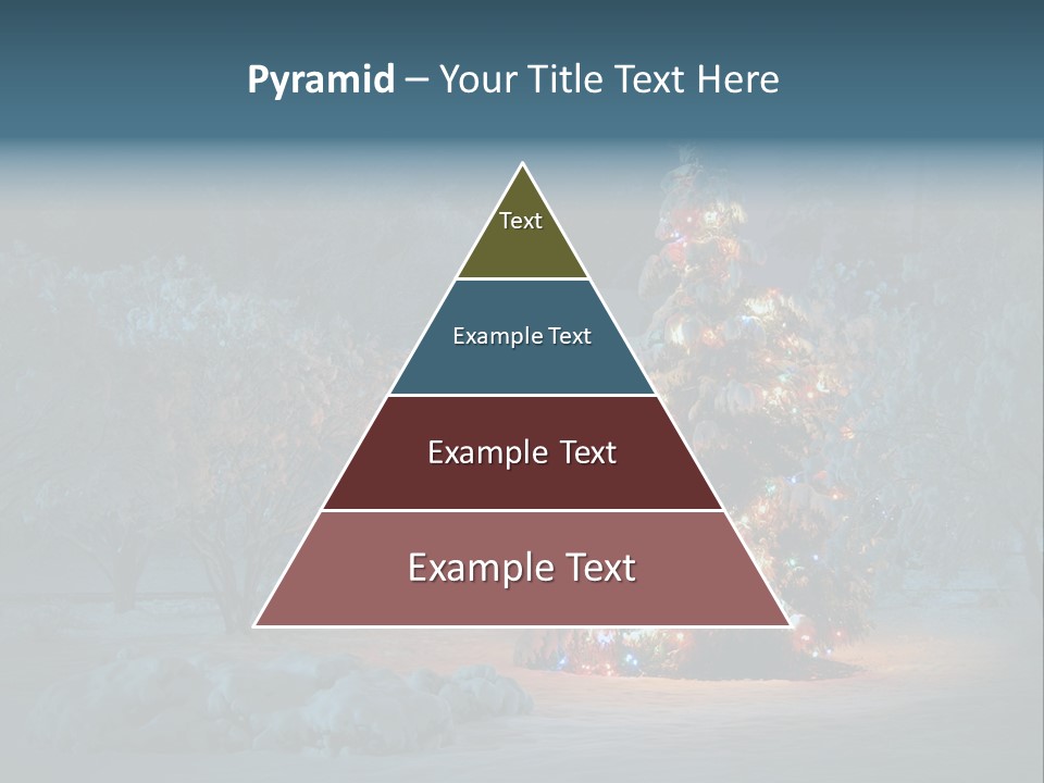 Nobody Holiday Tree PowerPoint Template
