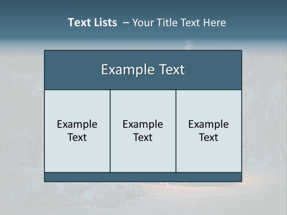 Nobody Holiday Tree PowerPoint Template