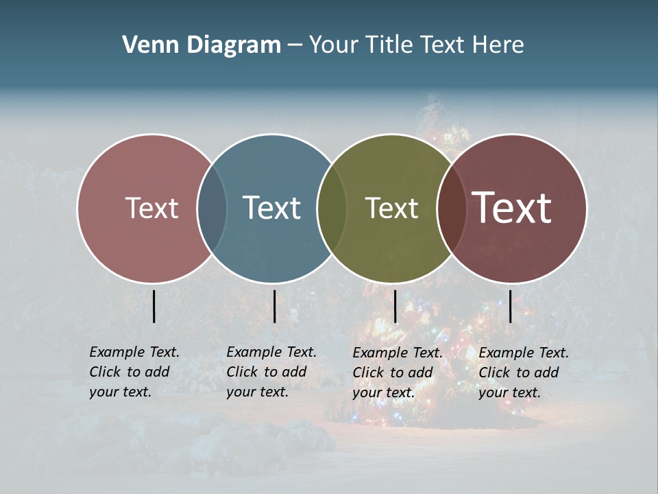 Nobody Holiday Tree PowerPoint Template