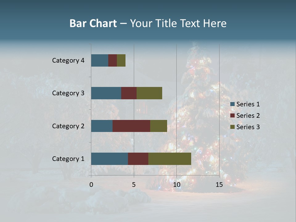 Nobody Holiday Tree PowerPoint Template