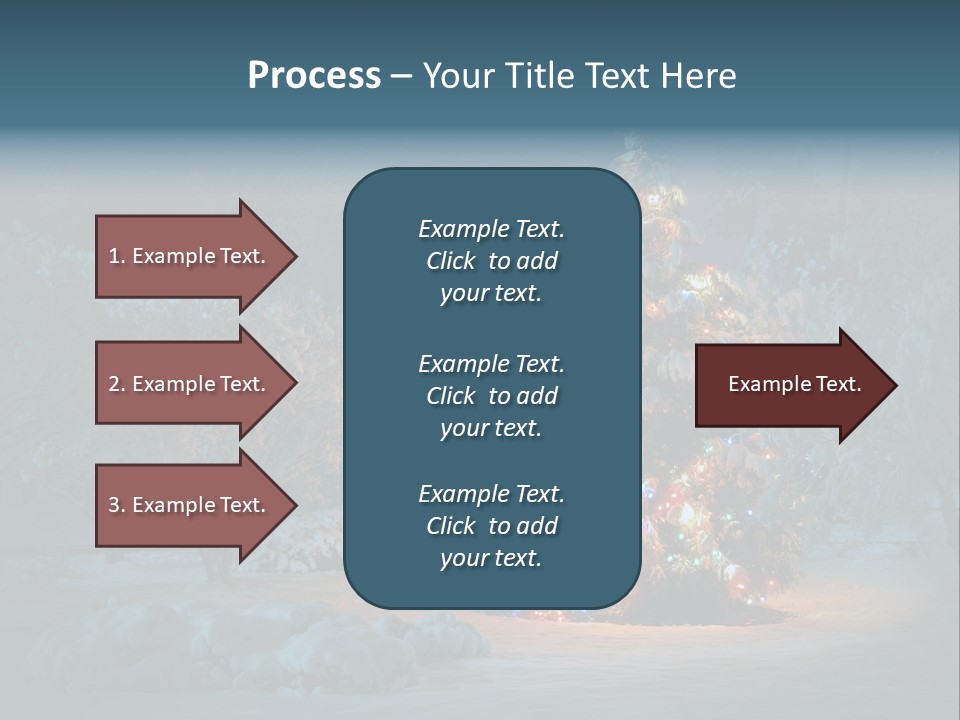 Nobody Holiday Tree PowerPoint Template