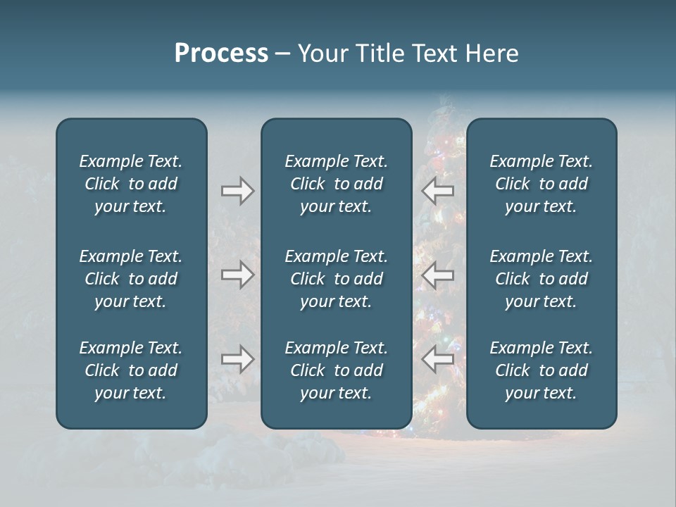 Nobody Holiday Tree PowerPoint Template
