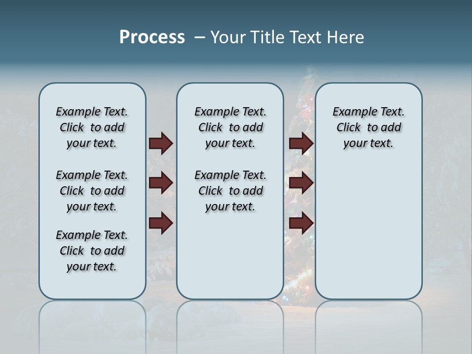 Nobody Holiday Tree PowerPoint Template