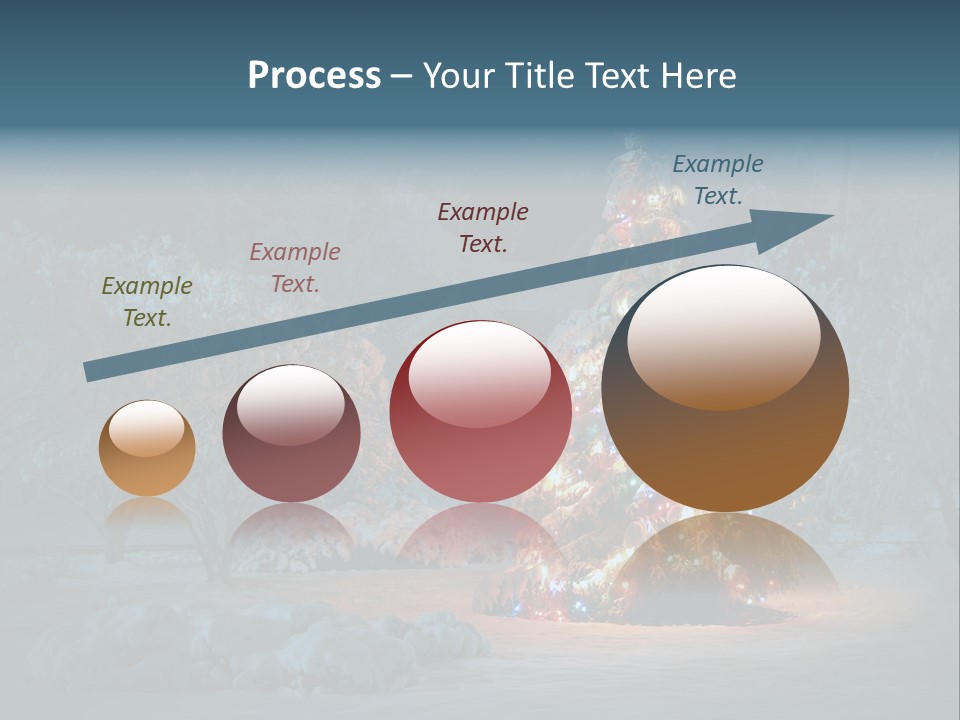 Nobody Holiday Tree PowerPoint Template