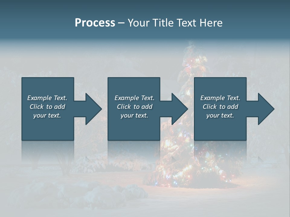Nobody Holiday Tree PowerPoint Template