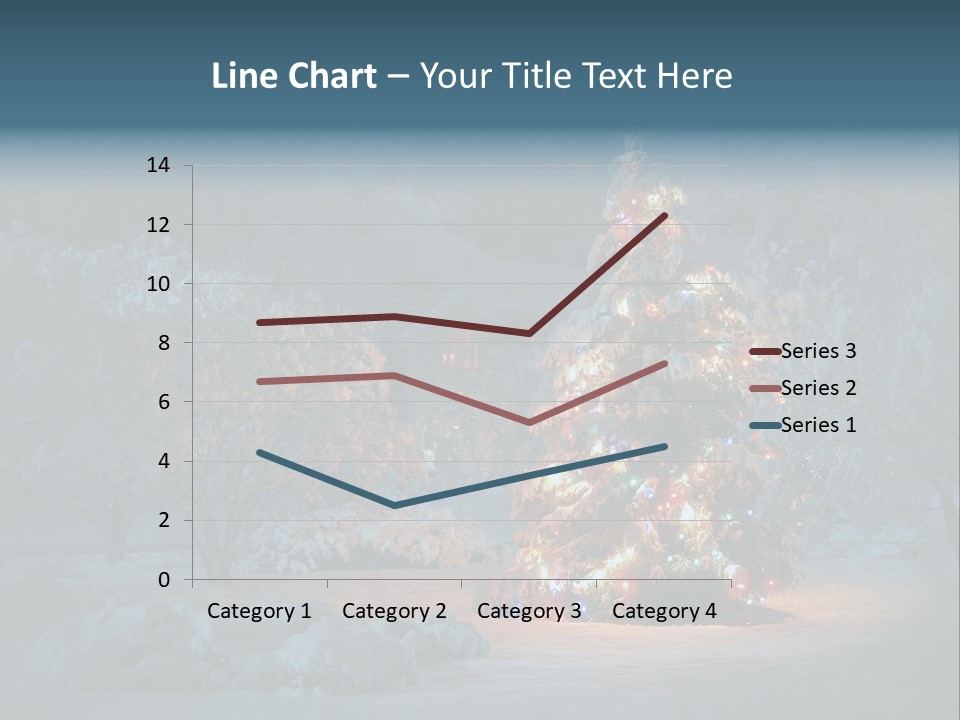 Nobody Holiday Tree PowerPoint Template