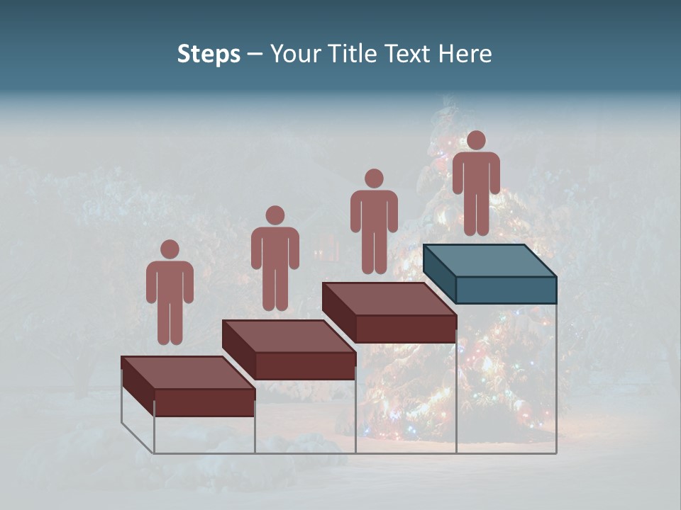 Nobody Holiday Tree PowerPoint Template