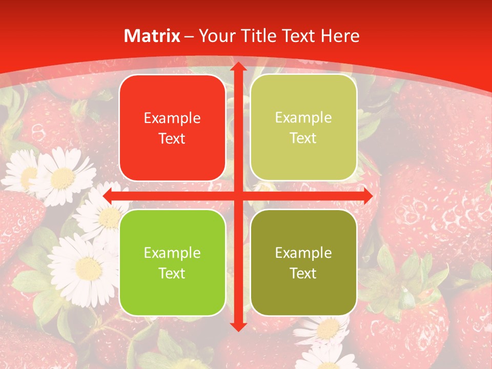 Nutrition Delicious Daisy PowerPoint Template