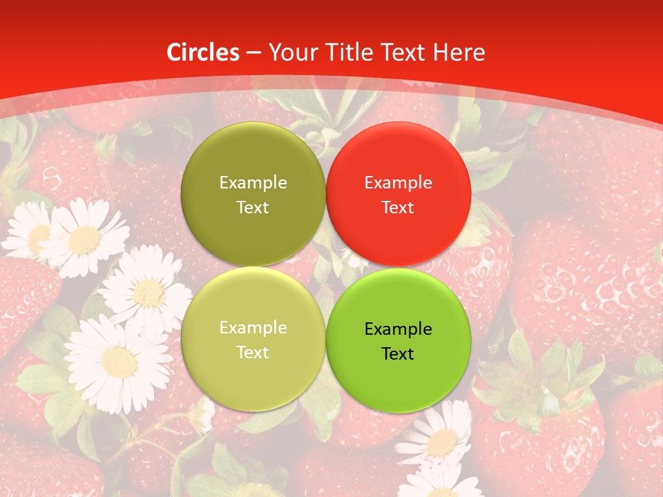 Nutrition Delicious Daisy PowerPoint Template