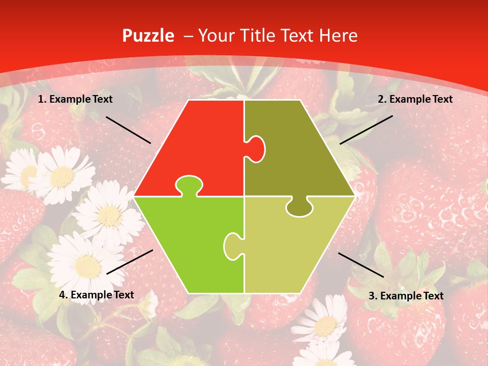 Nutrition Delicious Daisy PowerPoint Template