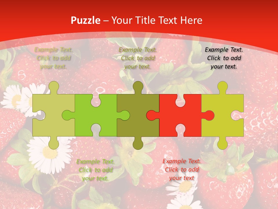 Nutrition Delicious Daisy PowerPoint Template