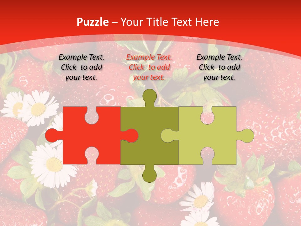 Nutrition Delicious Daisy PowerPoint Template