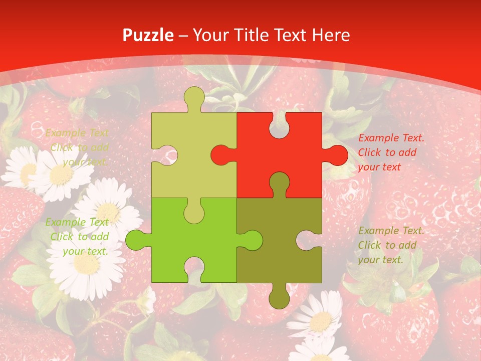 Nutrition Delicious Daisy PowerPoint Template