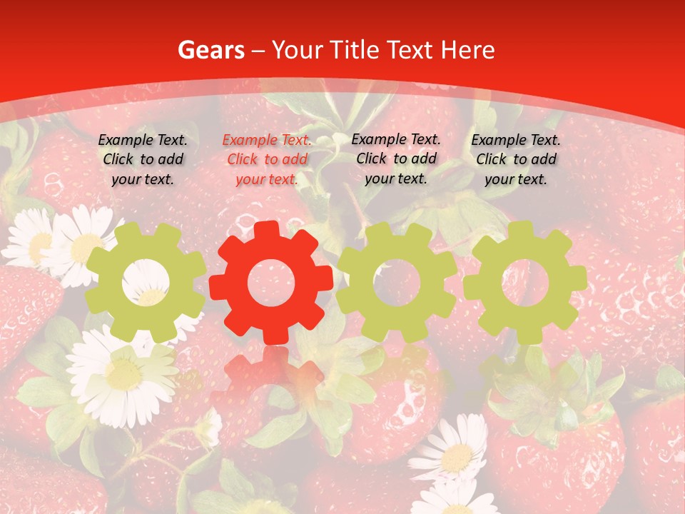 Nutrition Delicious Daisy PowerPoint Template