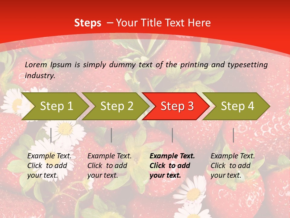 Nutrition Delicious Daisy PowerPoint Template
