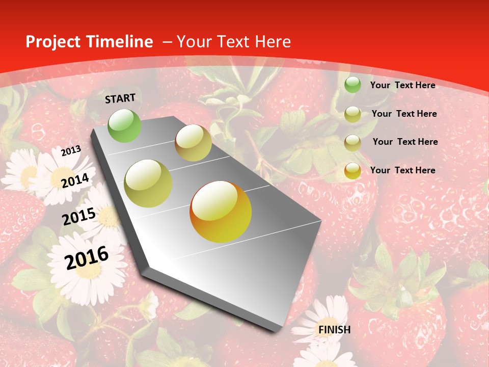 Nutrition Delicious Daisy PowerPoint Template