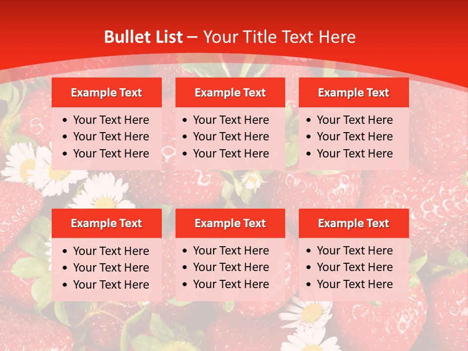 Nutrition Delicious Daisy PowerPoint Template