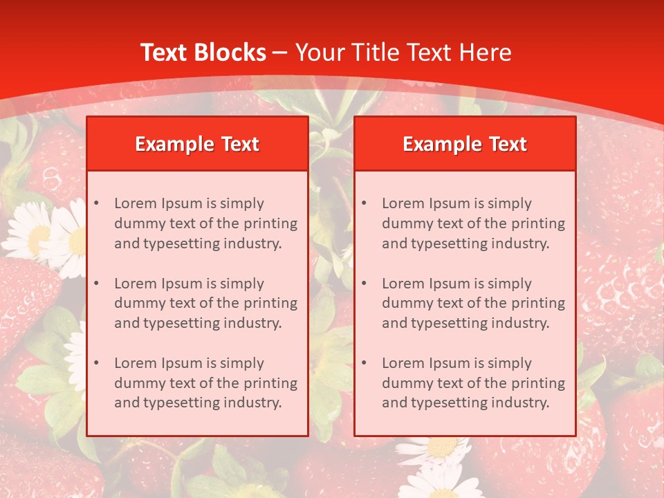 Nutrition Delicious Daisy PowerPoint Template