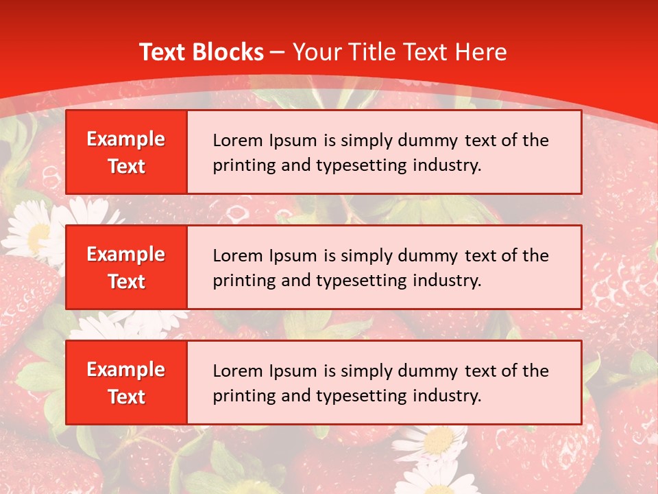 Nutrition Delicious Daisy PowerPoint Template
