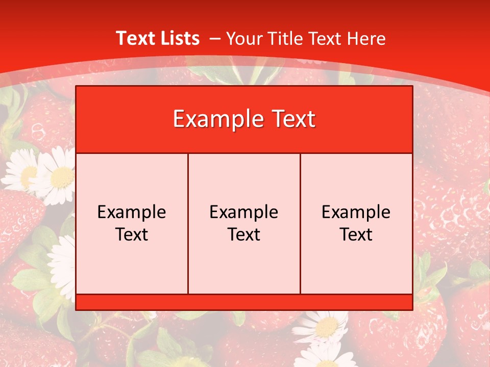 Nutrition Delicious Daisy PowerPoint Template