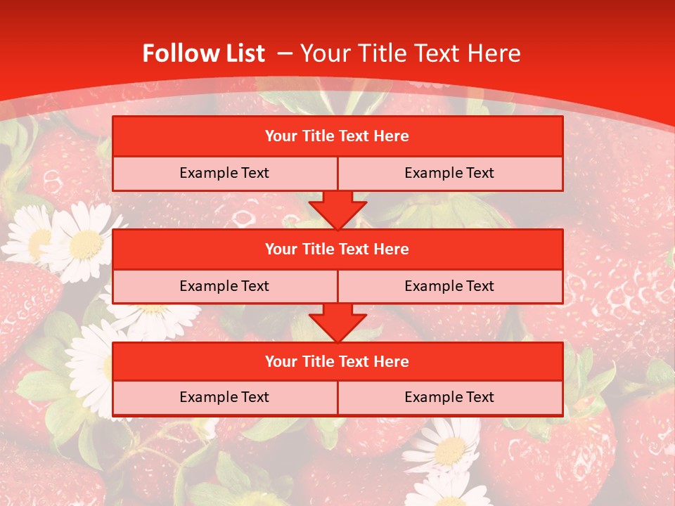 Nutrition Delicious Daisy PowerPoint Template