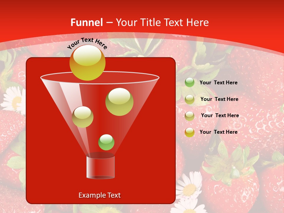 Nutrition Delicious Daisy PowerPoint Template