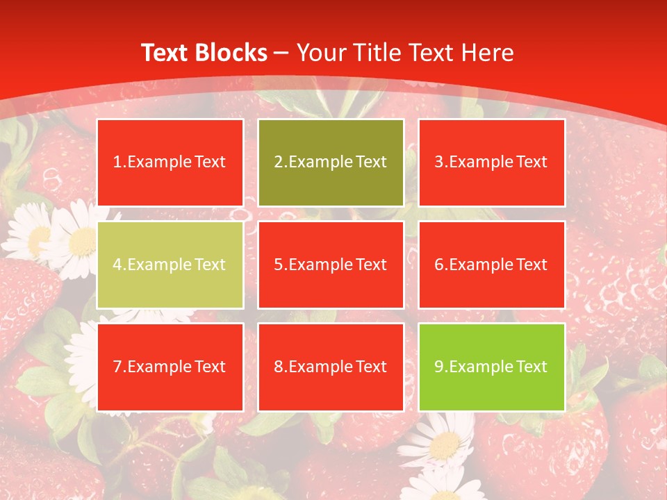 Nutrition Delicious Daisy PowerPoint Template