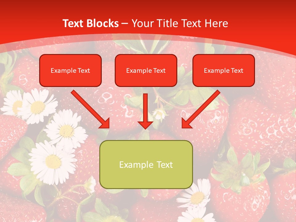 Nutrition Delicious Daisy PowerPoint Template