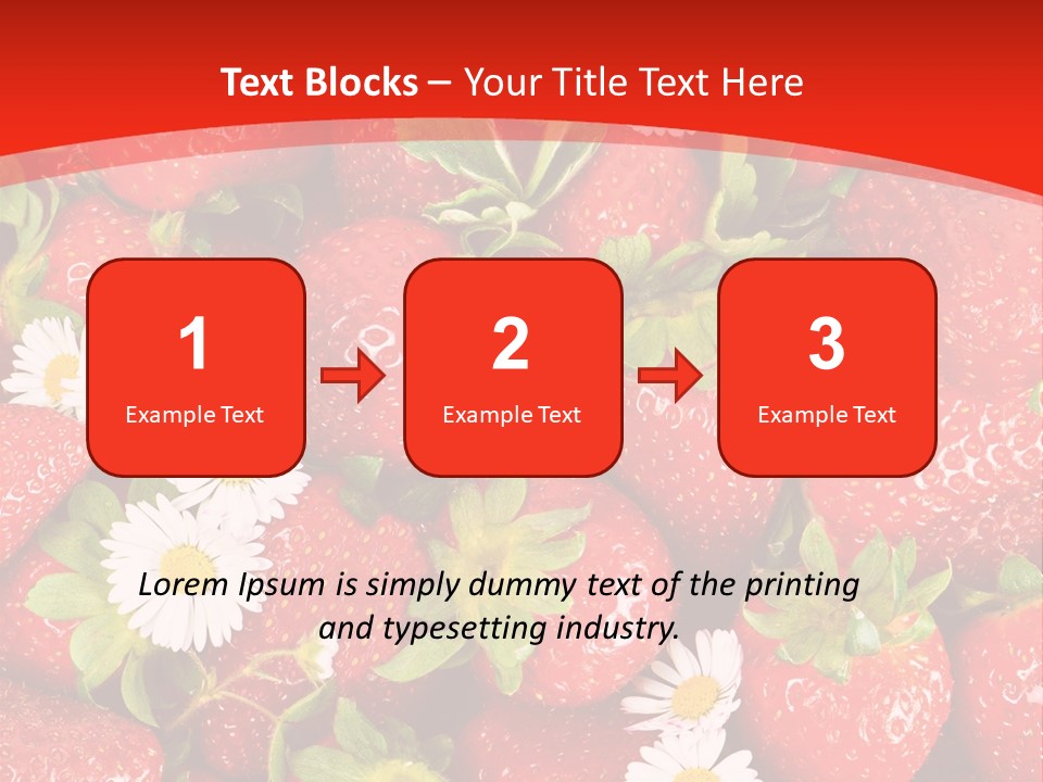 Nutrition Delicious Daisy PowerPoint Template