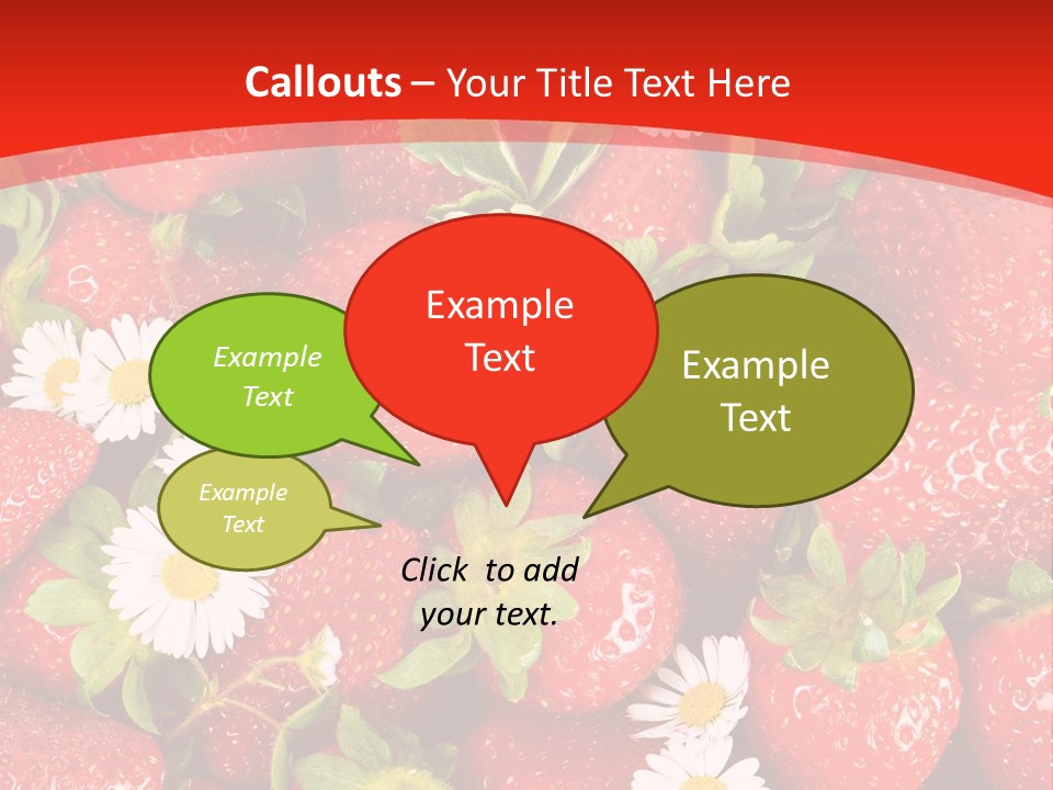 Nutrition Delicious Daisy PowerPoint Template