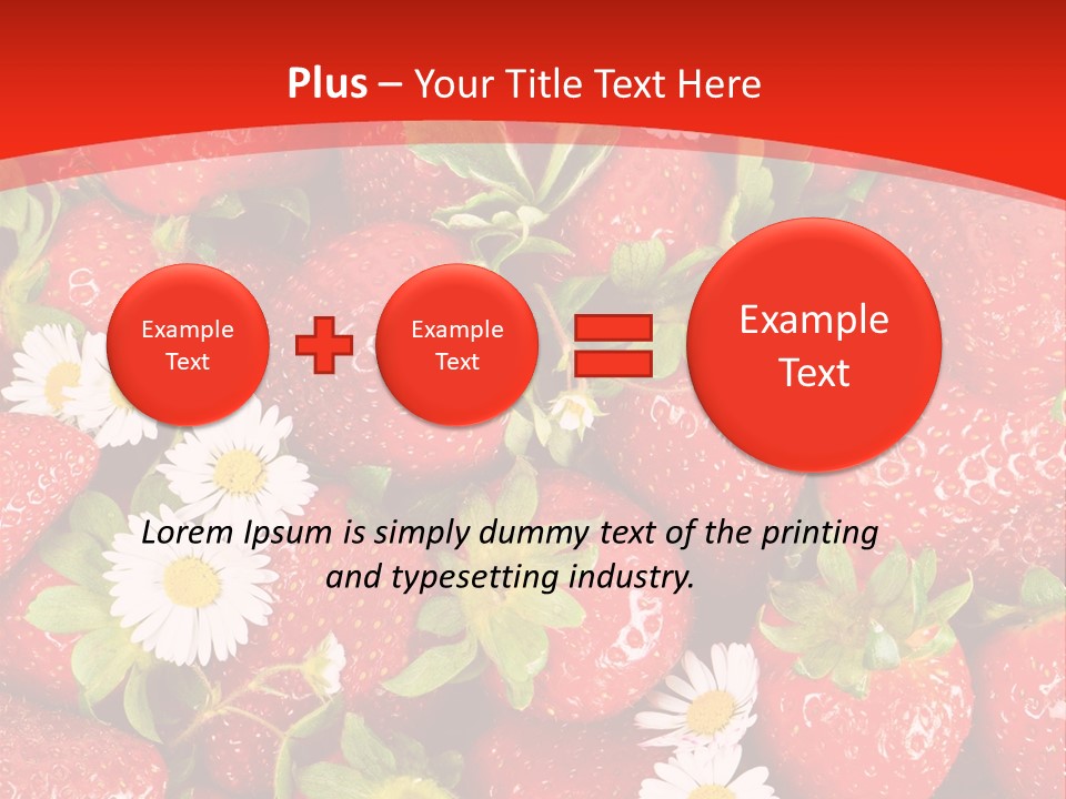 Nutrition Delicious Daisy PowerPoint Template