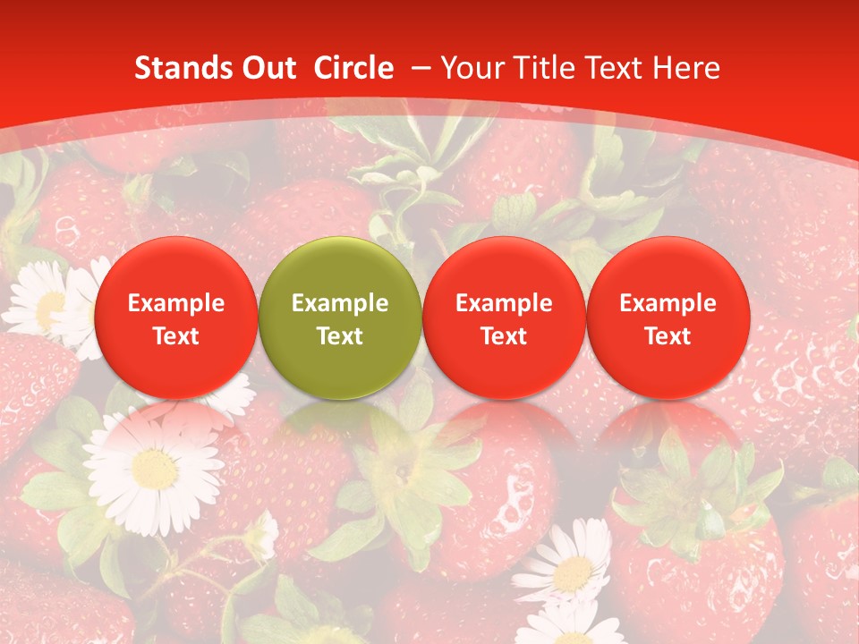 Nutrition Delicious Daisy PowerPoint Template