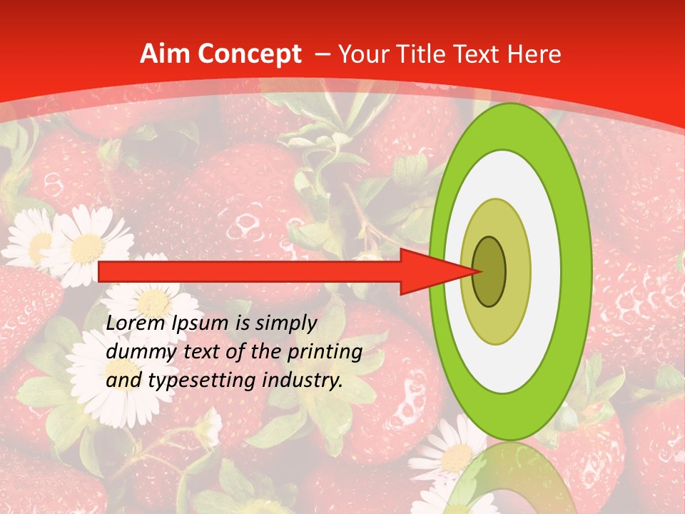 Nutrition Delicious Daisy PowerPoint Template